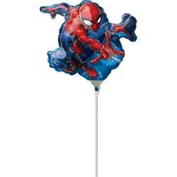 Mini shape. Balon foliowy Spiderman 17x25cm - 1