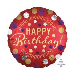 Balon foliowy XL Happy Birthday - 1