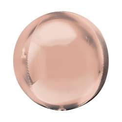 Balon foliowy kula Jumbo różowo-złota - 1