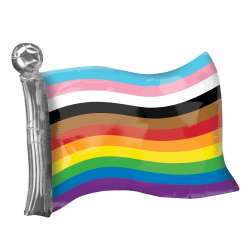 Balon foliowy XL progress pride flag - 1