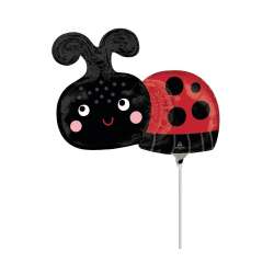 Balon foliowy Mini Shape happy ladybug
