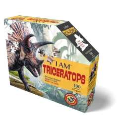 Puzzle konturowe 100 I am - Triceratops - 1