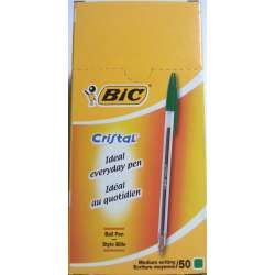 Długopis Cristal Original zielony (50szt) BIC