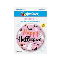 Balon foliowy Happy Halloween słodkie duchy 46cm