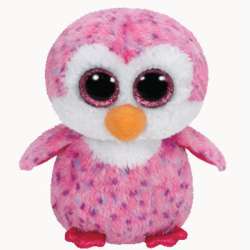 TY BEANIE BOOS GLIDER - pink penguin 15cm 36177 (36177 TY) - 1