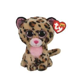 TY BEANIE BOOS LIVVIE- brązowo-różowy leopard 15cm 36367 (36367 TY) - 1