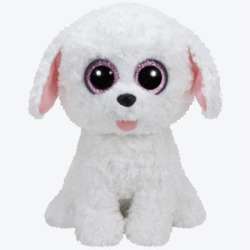 TY BEANIE BOOS PIPPIE - white dog 24cm 37065 (37065 TY) - 1