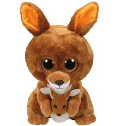 TY BEANIE BOOS - brązowy kangur Kipper 24cm 37160 (37160 TY) - 1