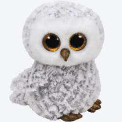 Maskotka TY Beanie Boos Owlette - biała sowa, 15 cm (GXP-577831) - 1