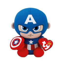 Maskotka Ty Beanie Babies Marvel Captain America 15cm 41189 (41189 TY) - 1