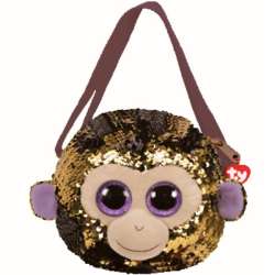 TY Fashion Sequins COCONUT - cekinowa torba na ramię małpka 95122 (95122 TY) - 1