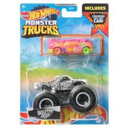Hot Wheels Monster Trucks 1:64 + auto mix (8szt) - 1