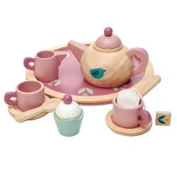 Serwis do herbaty drewniany Mini Chef