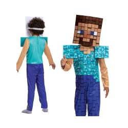 Strój Steve Plus- Minecraft (licencja) S