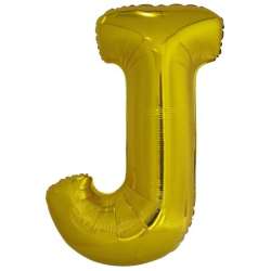 Balon foliowy litera J złota 58x86cm - 1