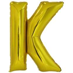 Balon foliowy litera K złota 63,5x86cm - 1