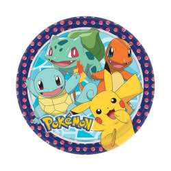 Talerze owalne papierowe Pokemon 23cm 8szt - 1
