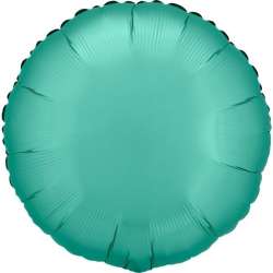 Balon foliowy Lustre Jade Green okrągły 43cm - 1