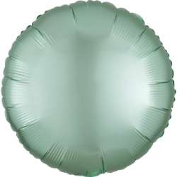 Balon foliowy Lustre Mint Green okrągły 43cm - 1