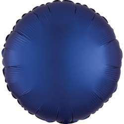 Balon foliowy Lustre Navy niebieski okrągły 43cm