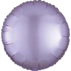 Balon foliowy Lustre Pastel lila okrągły 43cm - 1