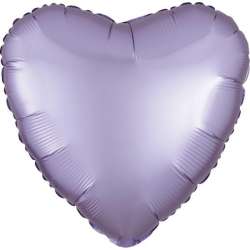 Balon foliowy Lustre Pastel lila serce 43cm - 1