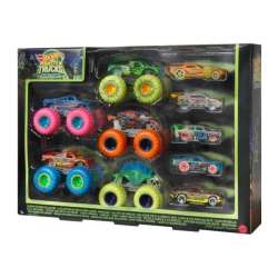 Hot Wheels Monster Trucks Pojazdy świecące 10pak - 1
