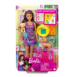 Barbie Adopcja piesków Lalka + akcesoria HKD86 - 1