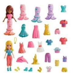 Polly Pocket Zestaw modowy duży z 2 lalkami HKV96