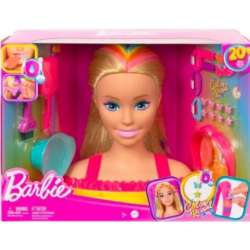 Barbie. Głowa do stylizacji Blond włosy HMD78