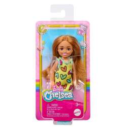 Barbie Chelsea Sukienka w serca HNY57 - 1