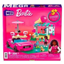 Barbie Mega Klocki Kabriolet i stoisko z lodami