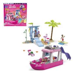 Barbie Mega Klocki Wymarzoną łódź Malibu HPN79