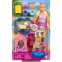 Barbie Puppy Pool Party z akcesoriami zmiana kolor