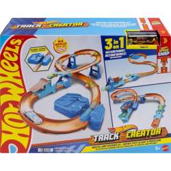 Hot Wheels Track Creator Tor Super skok z napędem