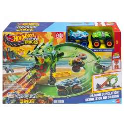 Hot Wheels Monster Trucks Smoczy Wyścig 2 autka