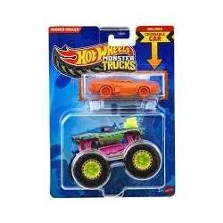 Hot Wheels Monster Trucks Pojazd 1:64 + Autko