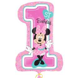 Balon Foliowy 36" "Micky Mouse 1St Birthday " Godan (3435201) - 1