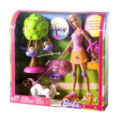 MATTEL LB-7651 BARBIE NA ROLKACH Z PIESKIEM (N7651) - 1
