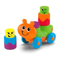 "Fisher-Price" 9784 WESOŁE KLOCKI NA KÓŁKACH (P9783/9784) - 2