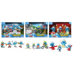 EP SMERFY 4 FIGURKI TEMATYCZNE (JPS01185) - 1