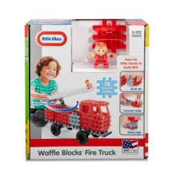Little tikes Klocki wafle Pojazd Straż pożarna 76el w pud. p2 644481 (644481M) - 1