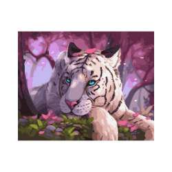 Malowanie po numerach - Bengal niebieskooki 40x50 - 1