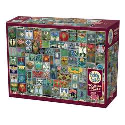 Puzzle 2000 Kolorowa mozaika - 1