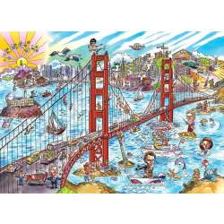 Puzzle 1000 Doodle Town - San Francisco
