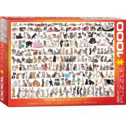 Puzzle 1000 Świat kotów