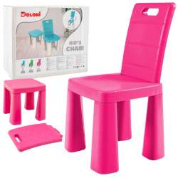 Krzesełko dziecięce 3w1 różowe - 1