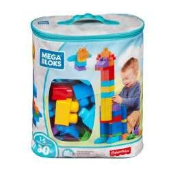 MEGA BLOKS Klocki 80 el. torba niebieska (CYP72/DCH63) - 1