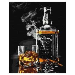 Malowanie po numerach - Jack Daniels 40x50cm - 1