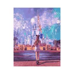 Malowanie po numerach - Disneyland 40x50cm - 1